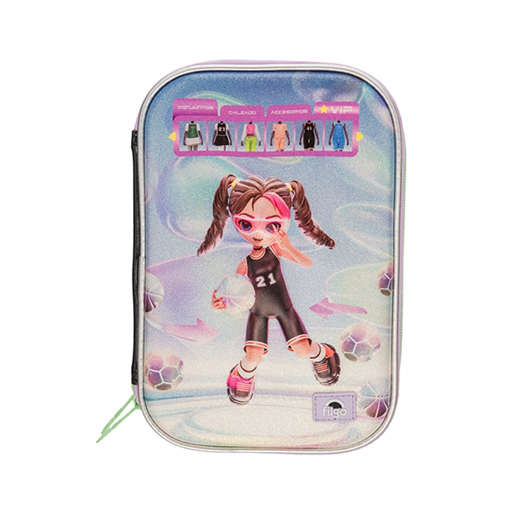 Cartuchera Escolar Filgo 2026 3D Rigid Digital Style Art.CA26-R3D-001